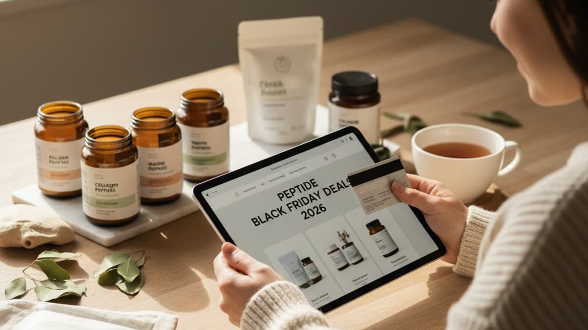 Peptide Black Friday Deals 2026 — Real Peptides Exclusive