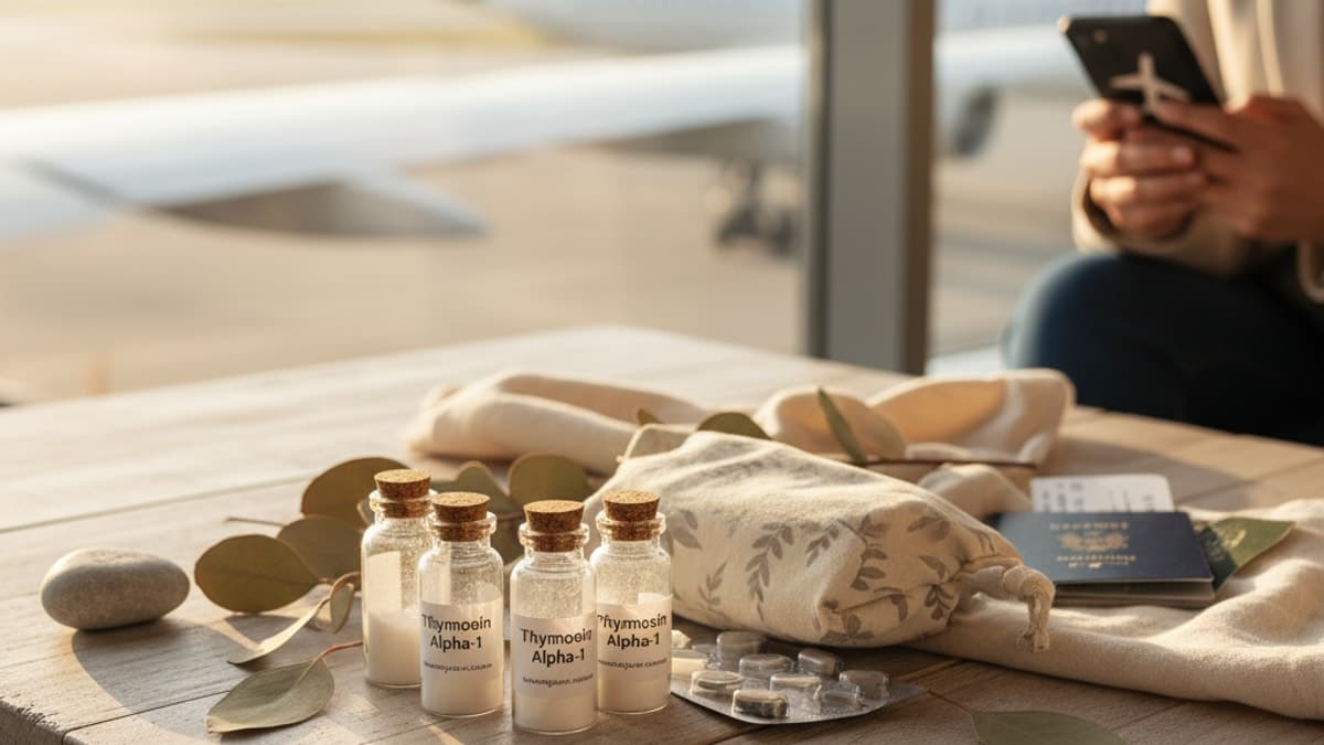 Travel with Thymosin Alpha-1 Airplane TSA — Peptide Rules