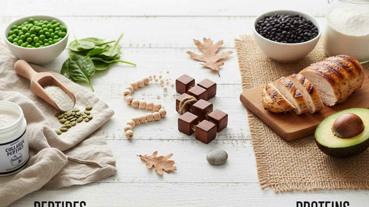 Peptides vs Proteins Difference — Structure & Function