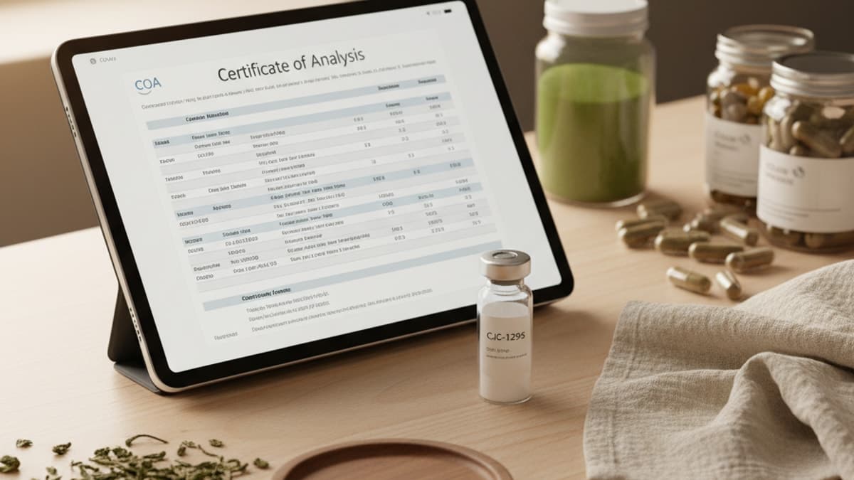 Buy CJC-1295 Online with COA — Verified Purity & Fast