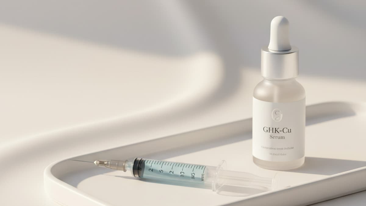 GHK-Cu Cosmetic Syringes Needles Supplies — Real Peptides