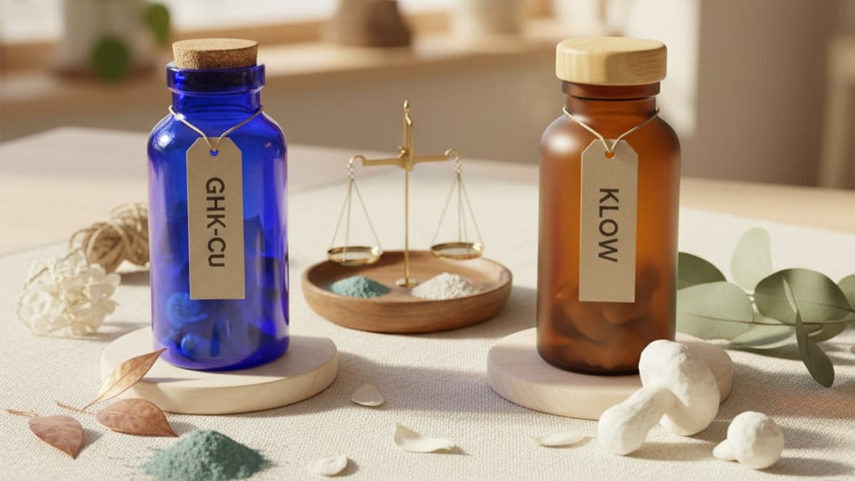 GHK-Cu vs KLOW: Which Better for Recovery? | Real Peptides