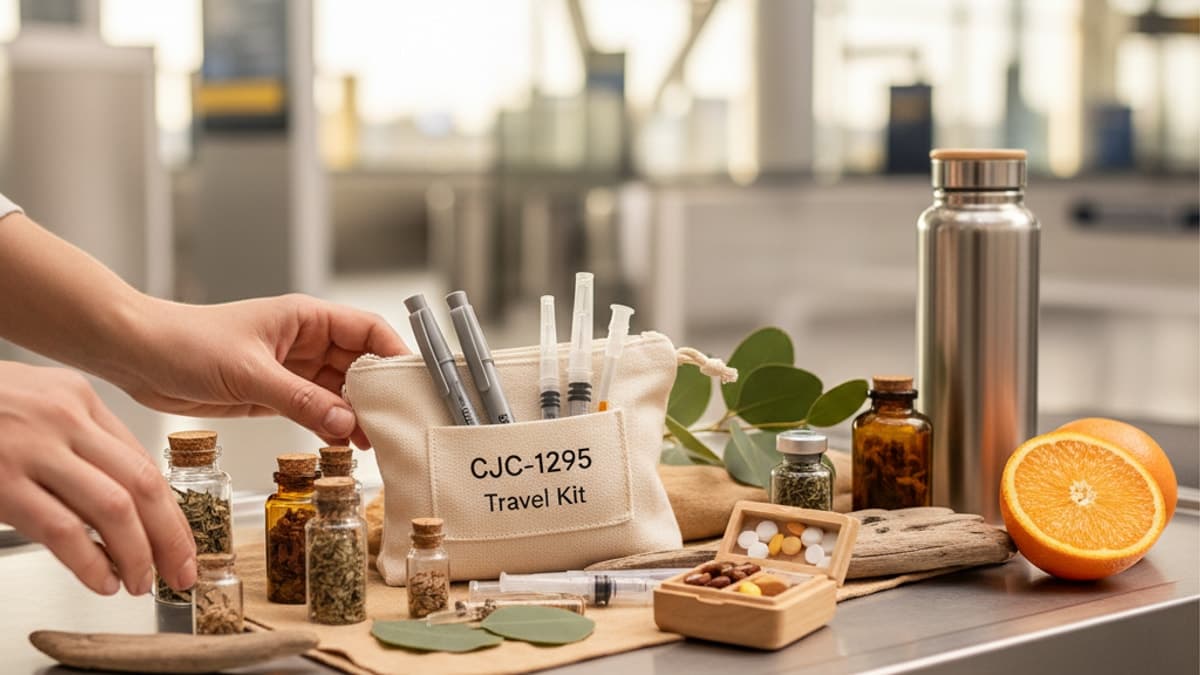 Travel with CJC-1295 Airplane TSA — Peptide Storage Guide