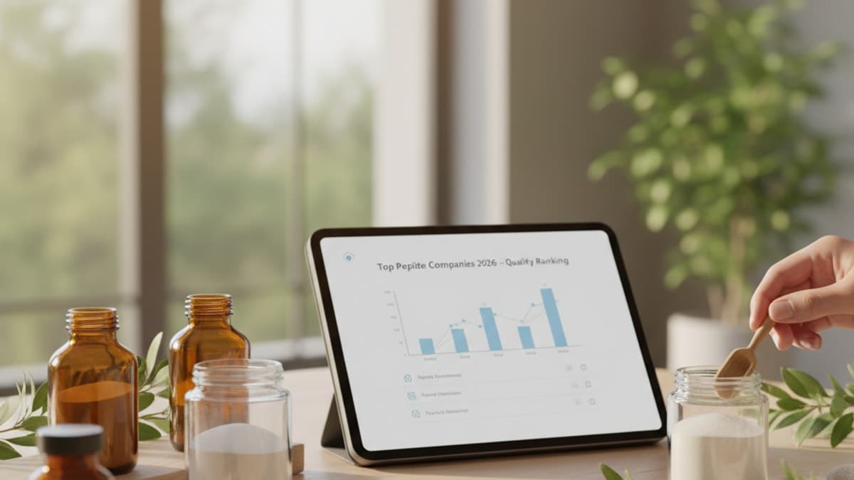 Best Peptide Companies 2026 Ranked Quality — Research-Grade