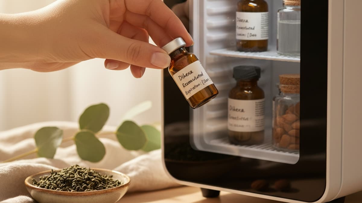 How to Store Dihexa After Reconstitution — Lab Protocol