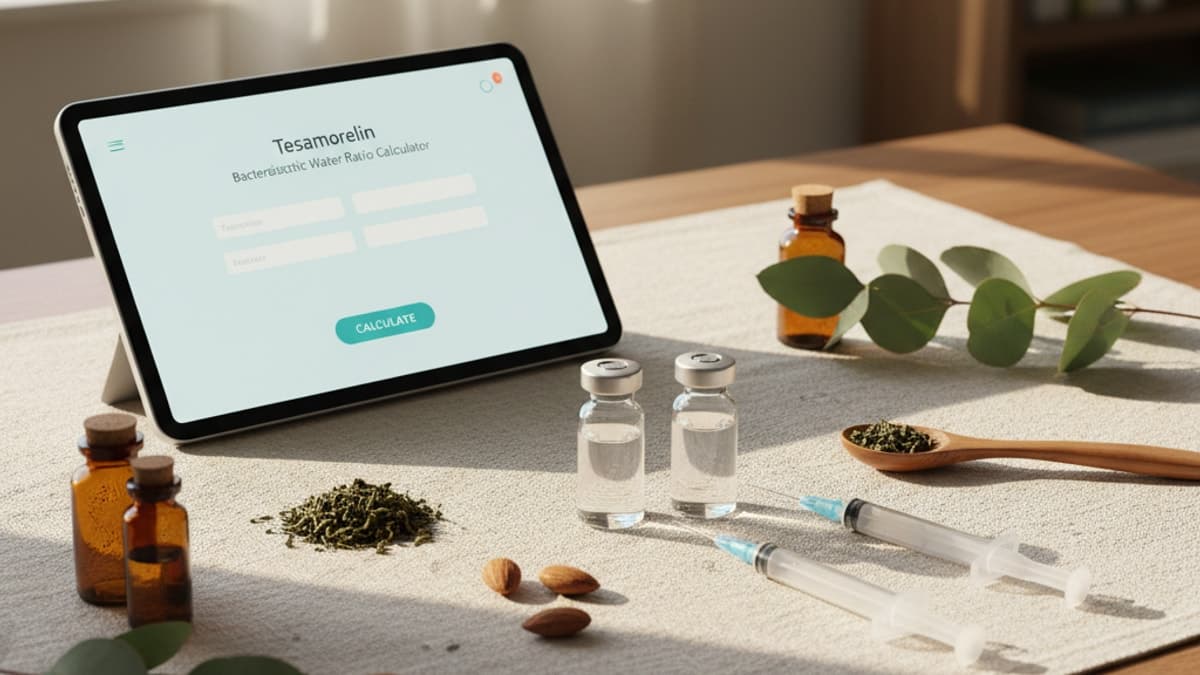 Tesamorelin Bacteriostatic Water Ratio Calculator Guide