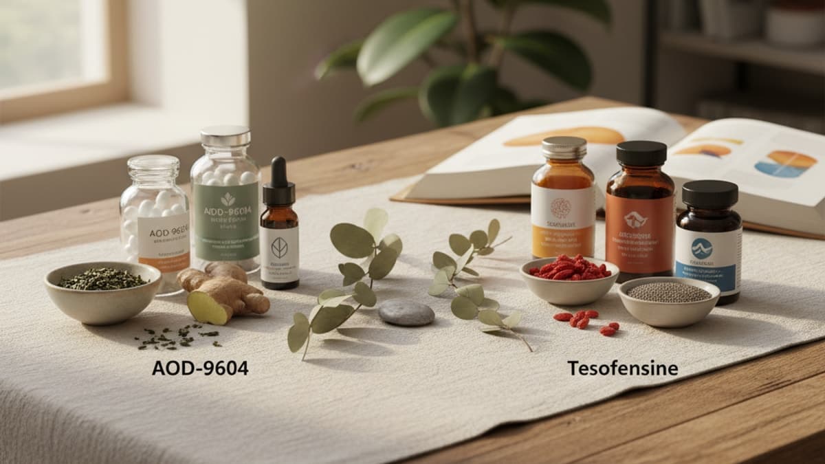 AOD-9604 vs Tesofensine — Mechanisms, Efficacy & Use Cases
