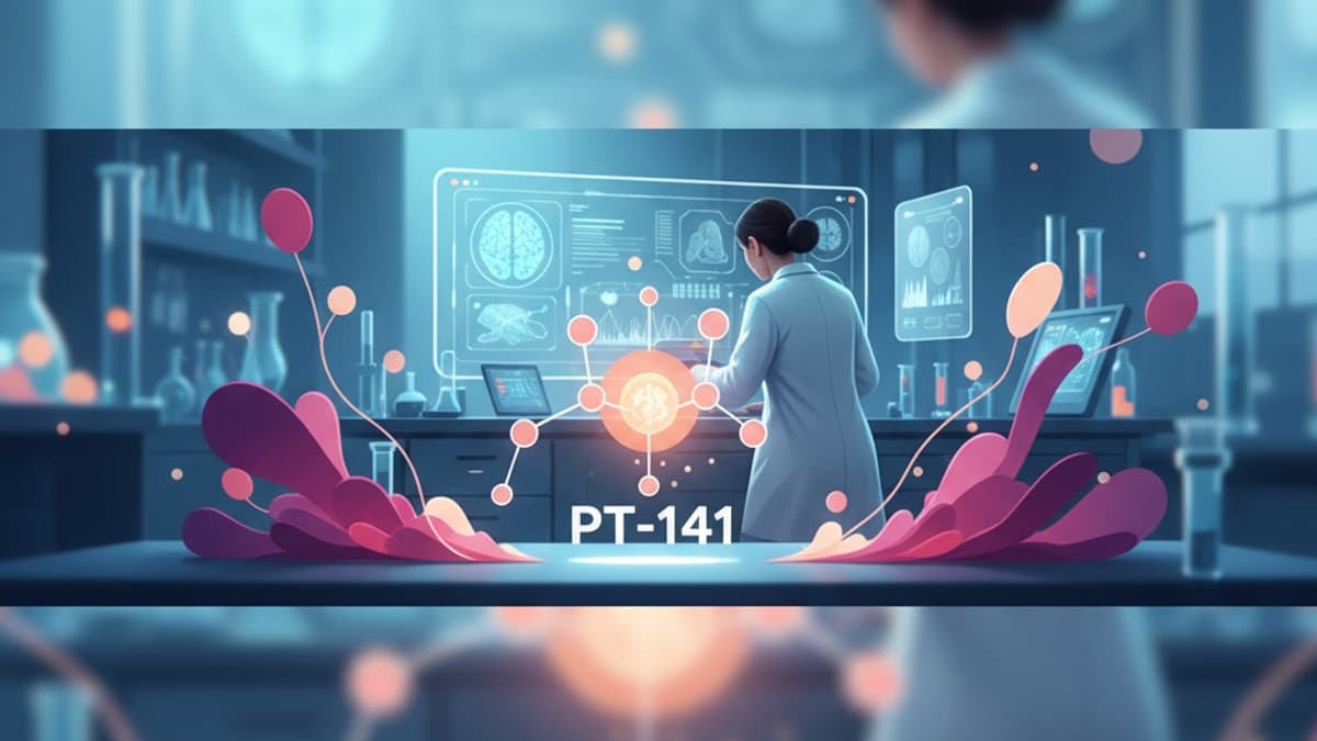 PT-141 for Female Orgasm Difficulty Research | Real Peptides
