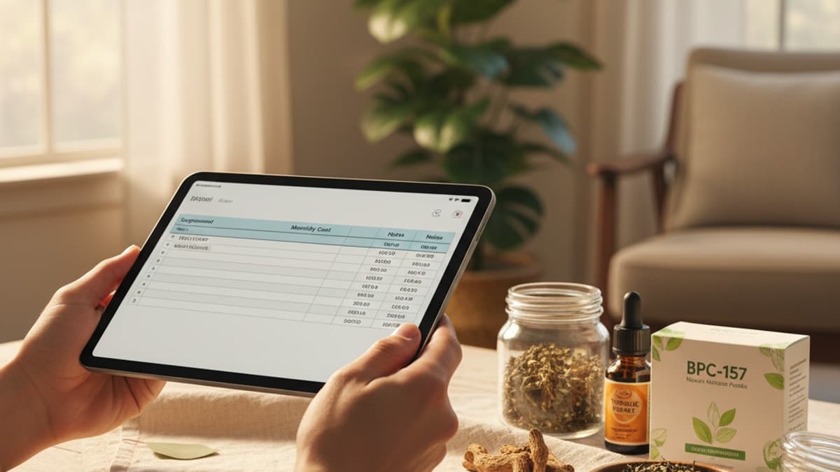 BPC-157 Cost Per Month Budget — Real Pricing Breakdown