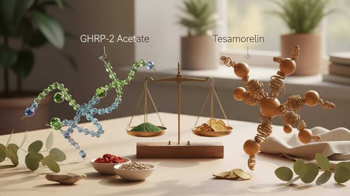 GHRP-2 Acetate vs Tesamorelin: Which Peptide Wins?