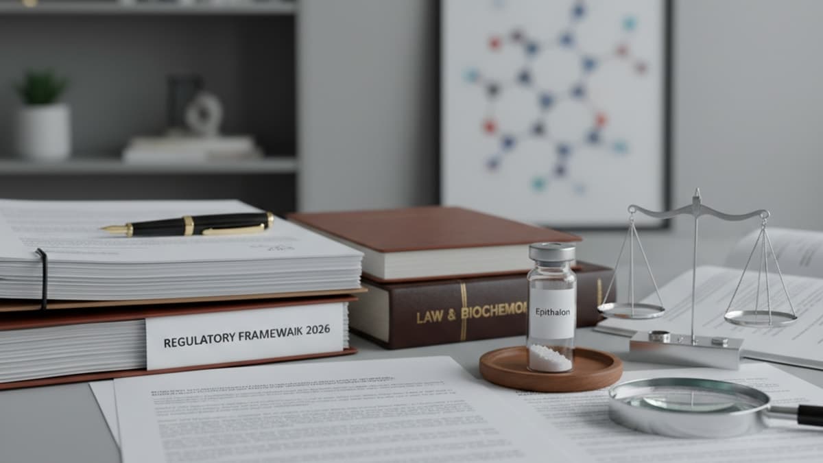 Is Epithalon Legal 2026 Status — Current Regulatory Standing