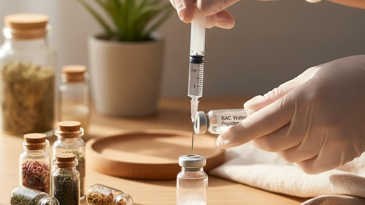 BAC Water Peptide Reconstitution Guide — Real Peptides