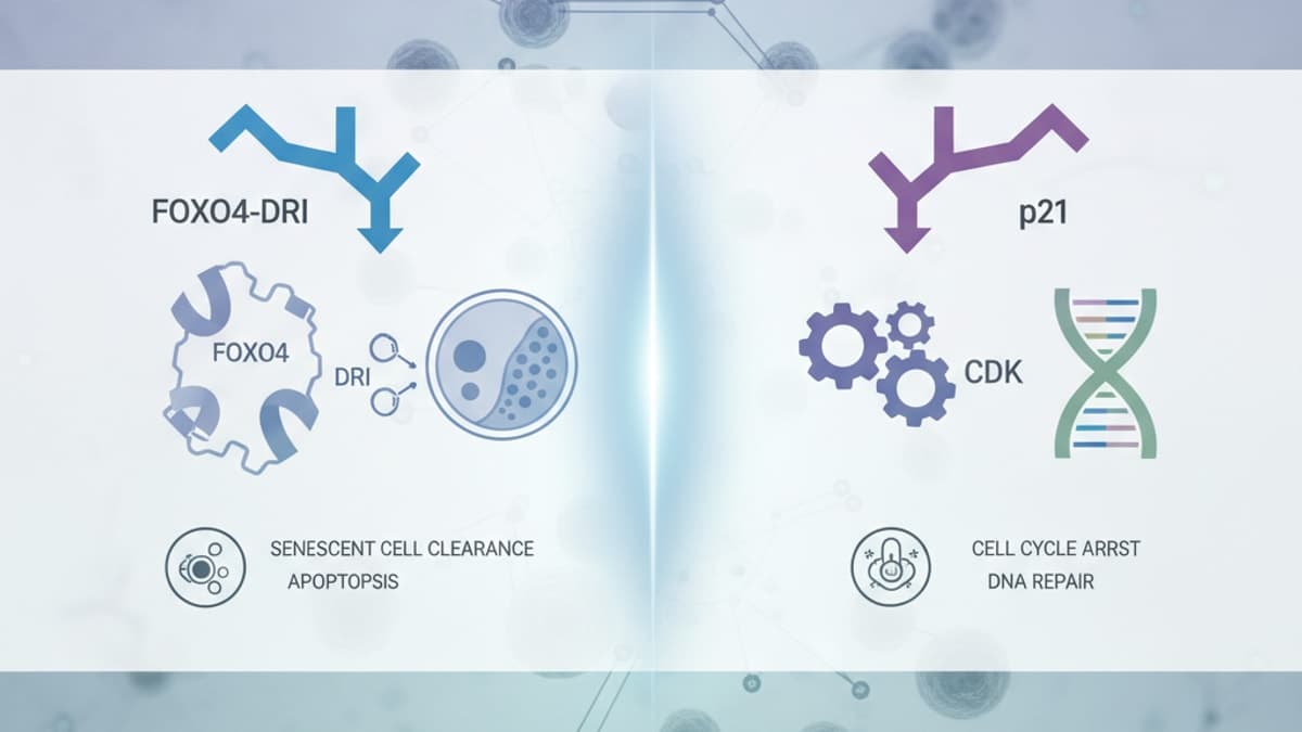 FOXO4-DRI vs P21 — Mechanism, Function & Research
