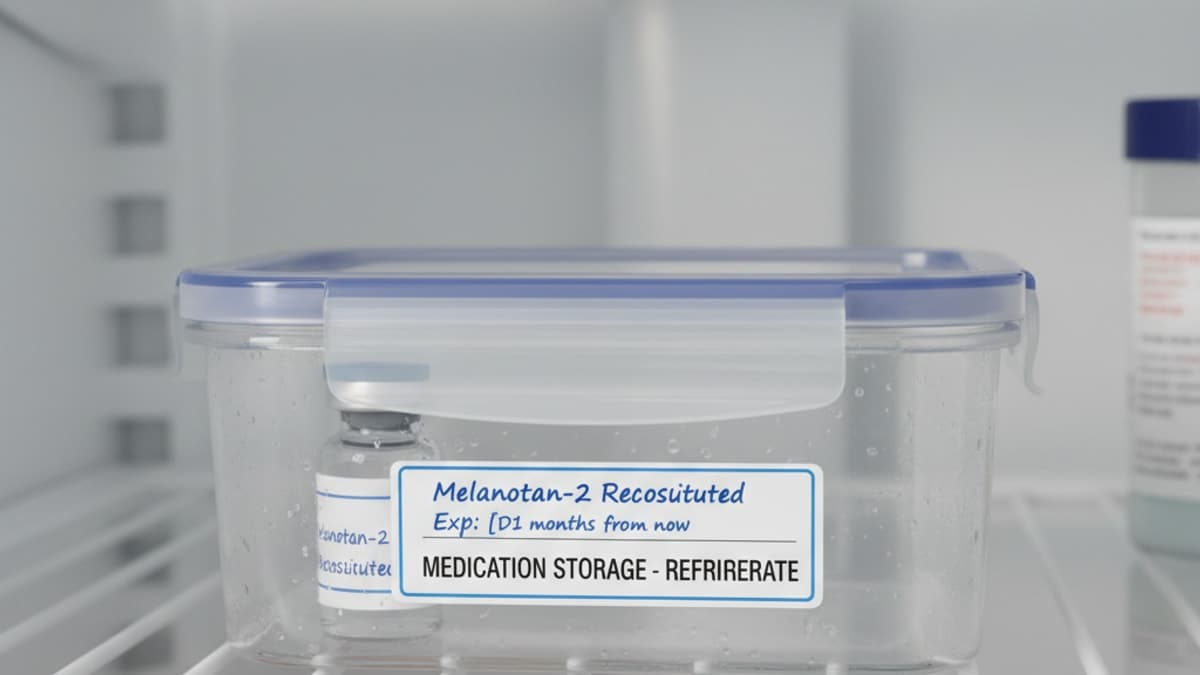 How to Store Melanotan-2 After Reconstitution — Complete