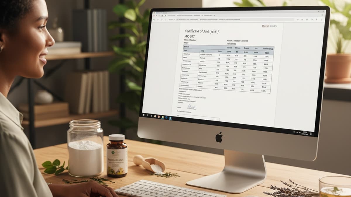 Buy MK-677 Online with COA — Quality Verification Guide