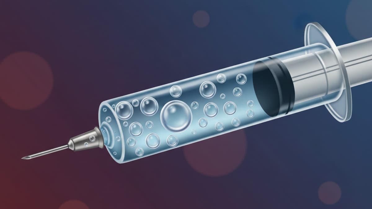 NAD+ Air Bubbles in Syringe — Safe Injection Protocol