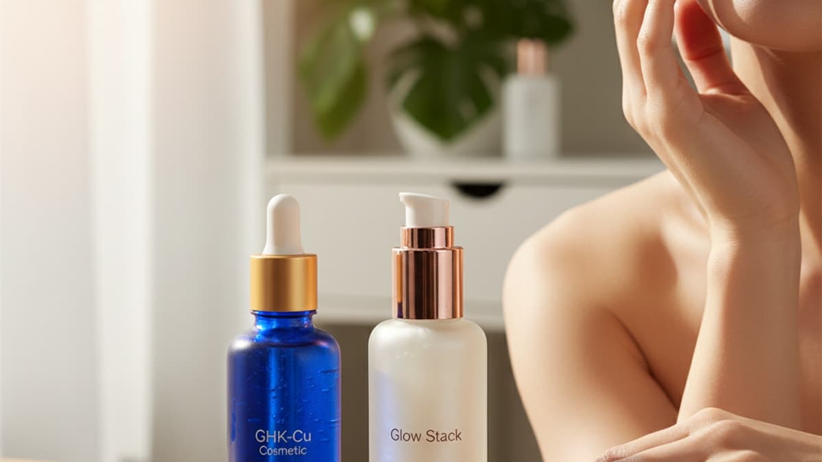 GHK-Cu Cosmetic vs Glow Stack: Which Better? | Real Peptides