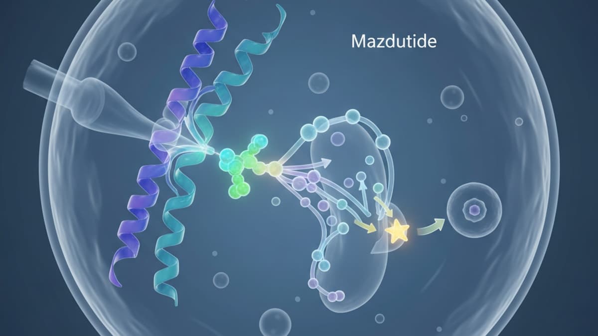Mazdutide Mechanism of Action Detailed — Real Peptides