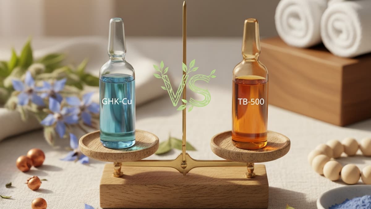 GHK-Cu vs TB-500: Which Is Better? — Real Peptides