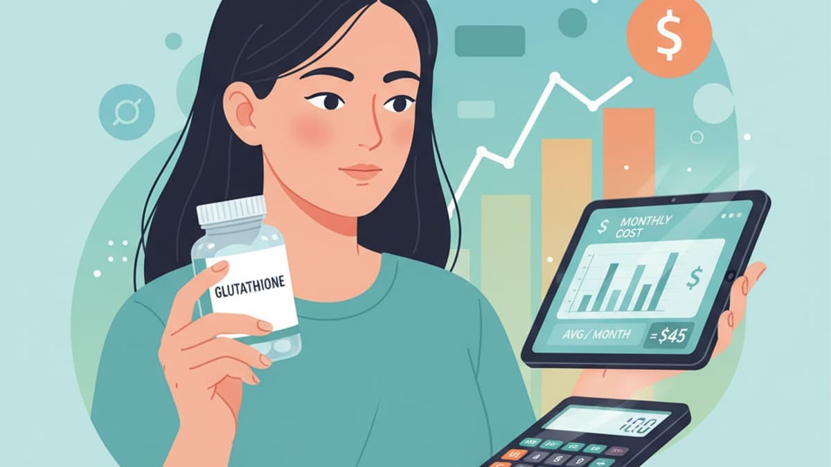 Glutathione Cost Per Month Budget — What to Expect