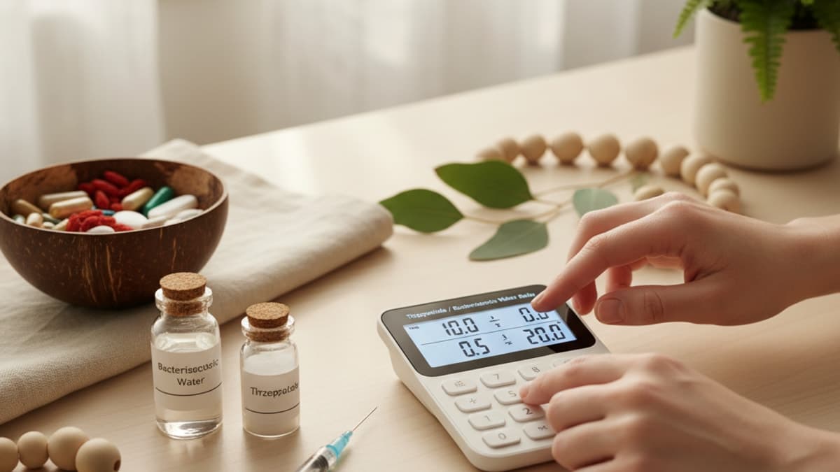Tirzepatide Bacteriostatic Water Ratio Calculator Guide
