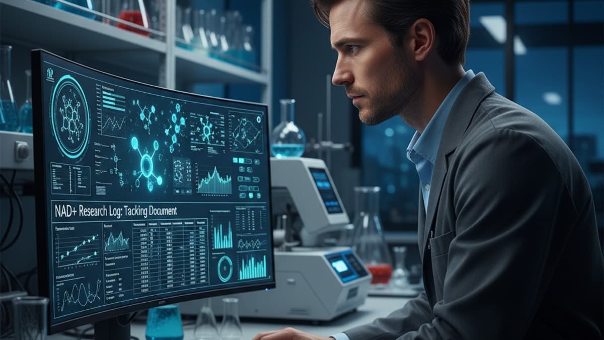 NAD+ Research Log Track Document — Lab Protocol Guide