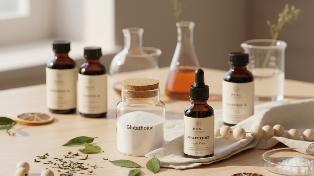 Real Peptides Glutathione vs Competitors Quality