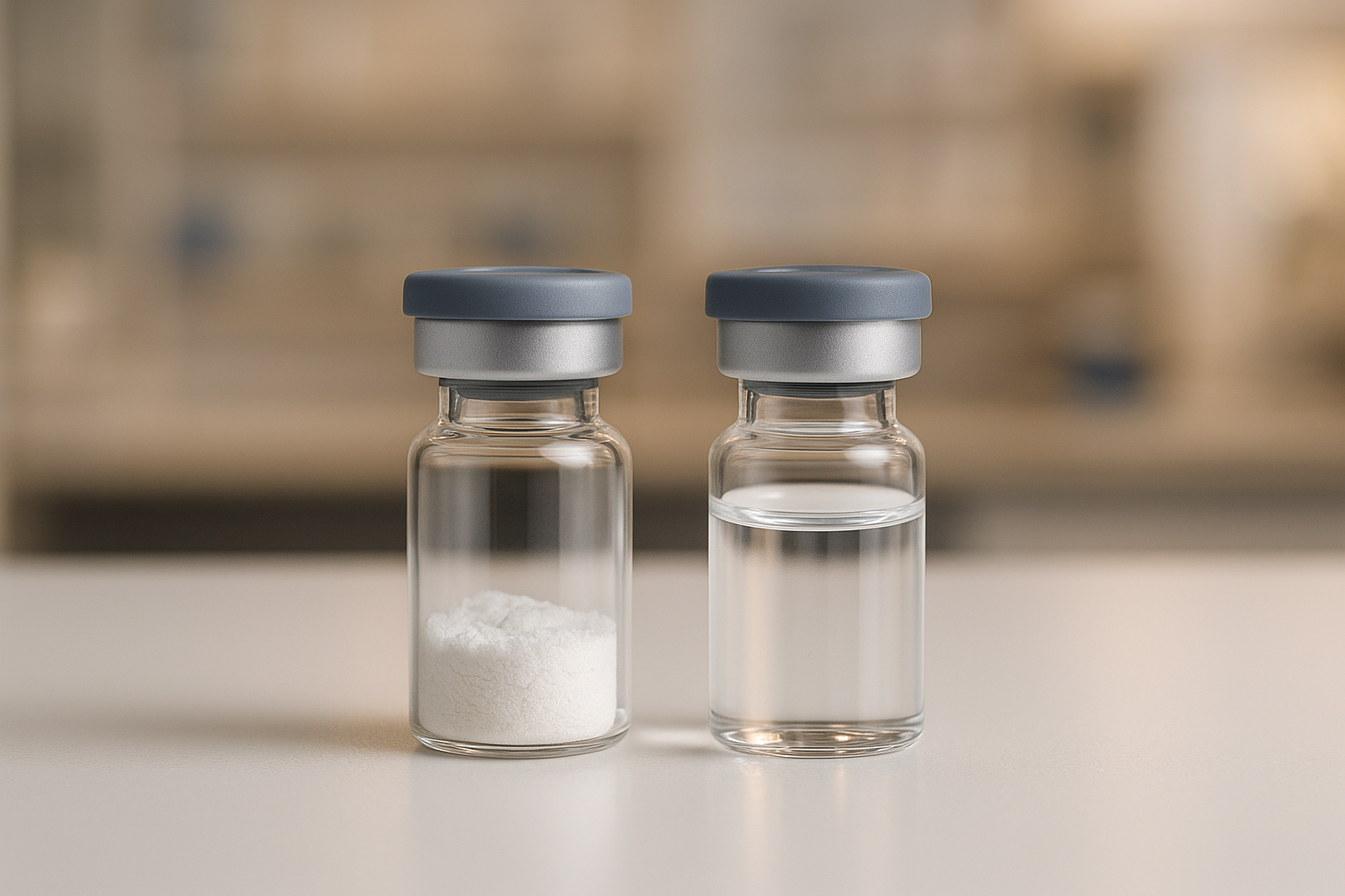 Lyophilized vs Liquid Peptides: Lab Comparison