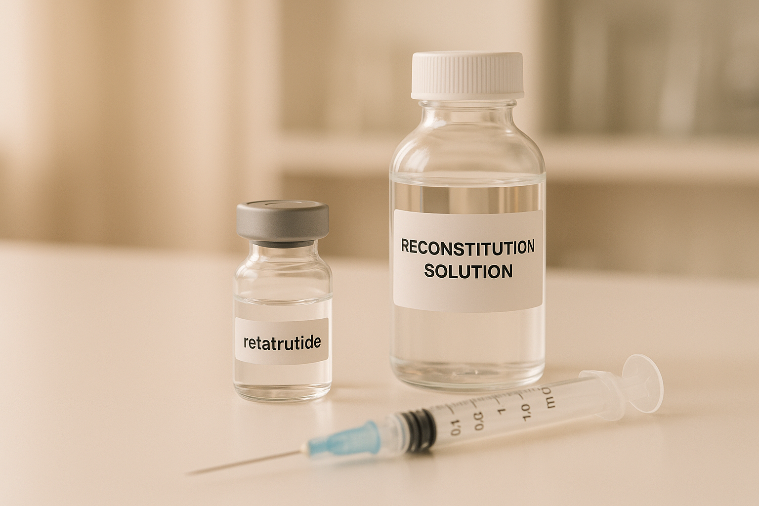Is reconstitution solution good to reconstitute retatrutide?