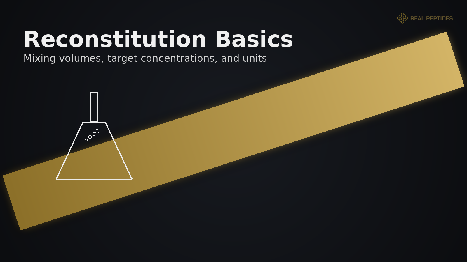 How to Reconstitute Peptides