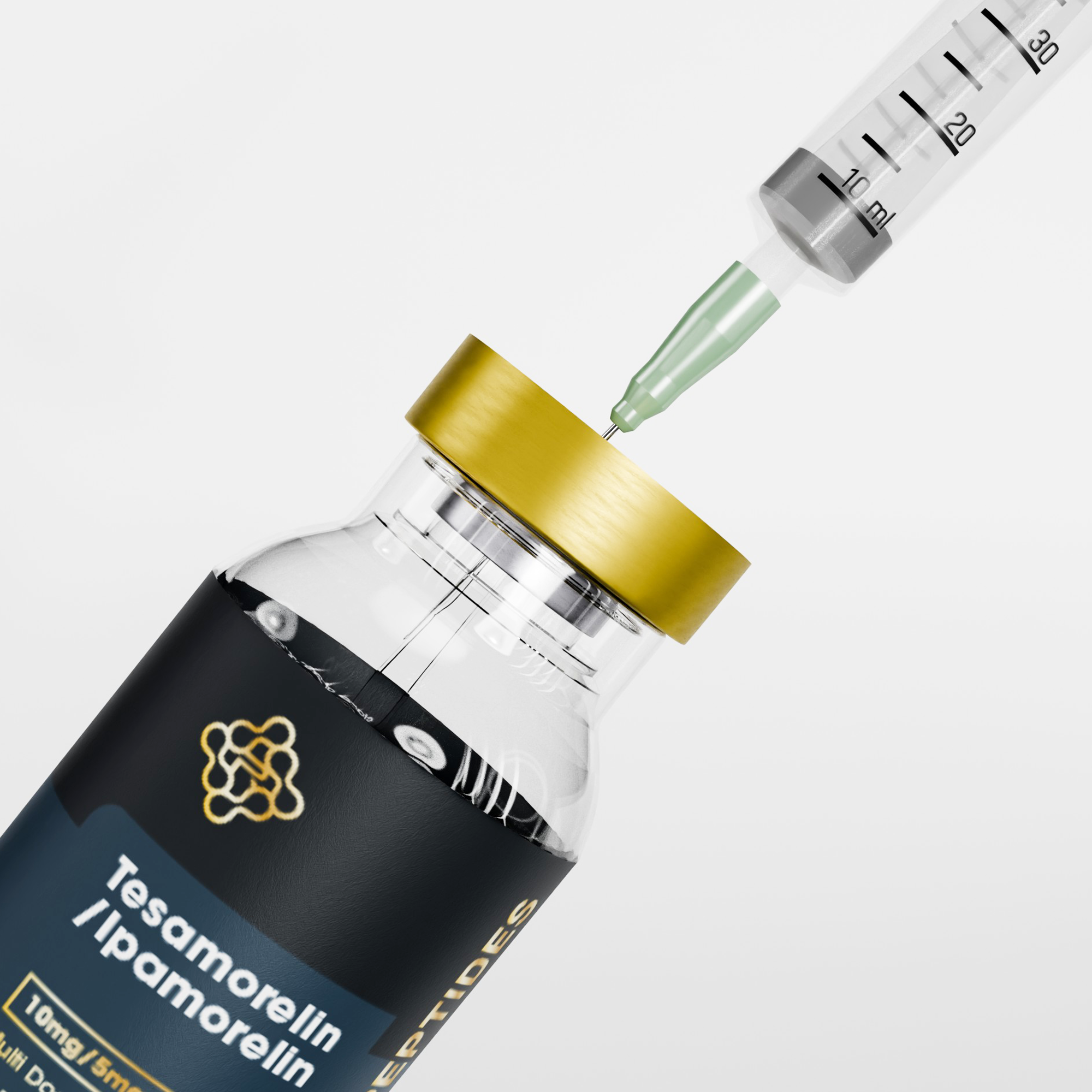Tesamorelin + Ipamorelin Blend – 10mg / 5mg