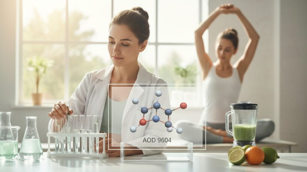 Blog Post: is aod 9604 safe - Professional illustration
