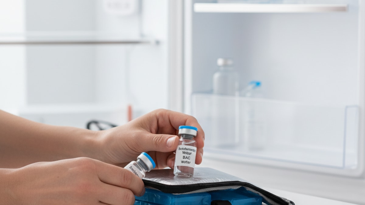 Blog Post: how do you store bac water - Professional illustration