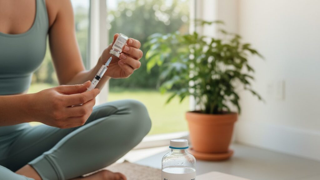 Blog Post: how much bac water for 10mg peptide - Professional illustration