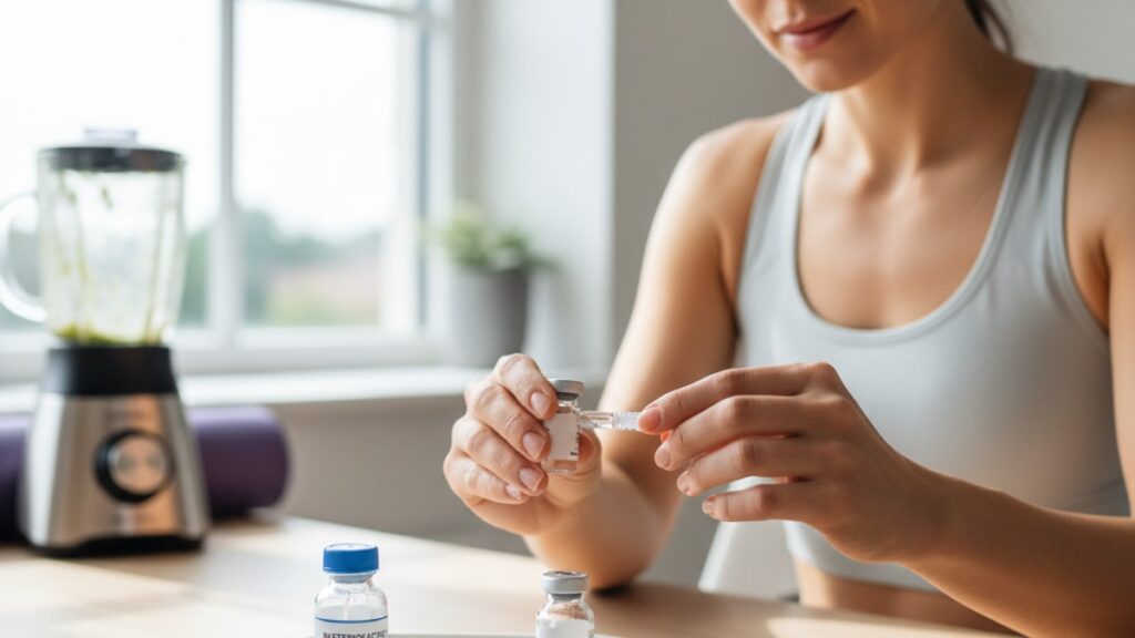 Blog Post: how much bac water for 10mg peptide - Professional illustration