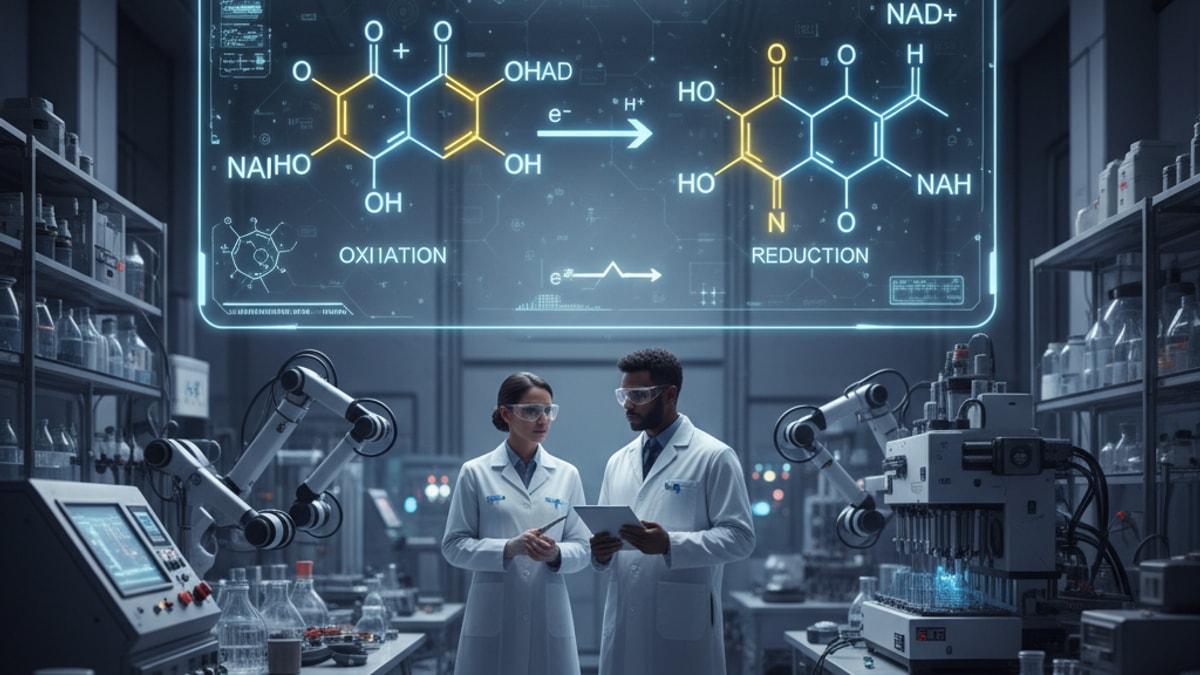 Blog Post: is nad+ to nadh oxidation or reduction - Professional illustration