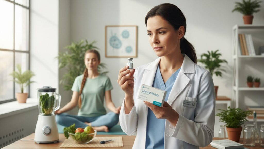 Blog Post: is cagrilintide safe - Professional illustration
