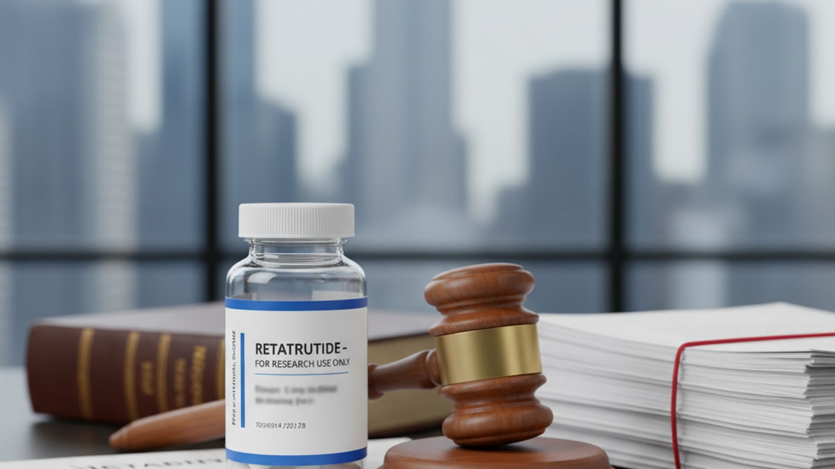Blog Post: is retatrutide legal to buy - Professional illustration