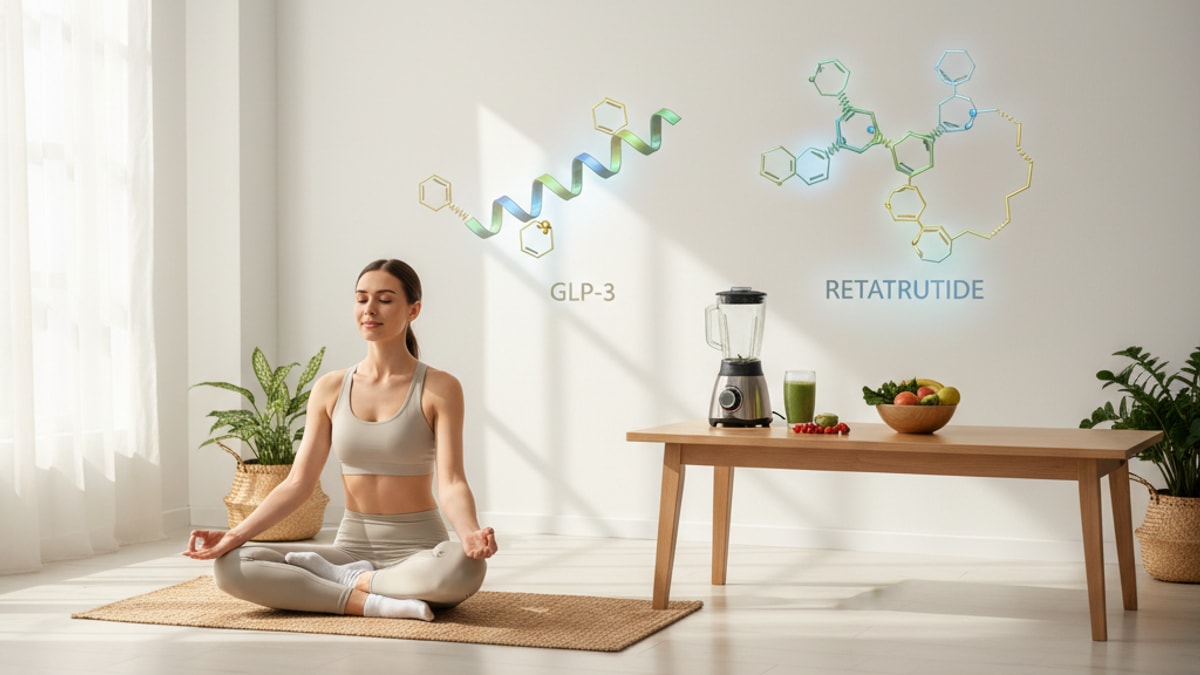 Blog Post: is glp-3 the same as retatrutide - Professional illustration