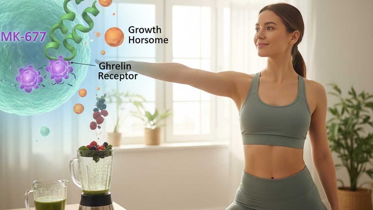 Blog Post: how does mk 677 work - Professional illustration