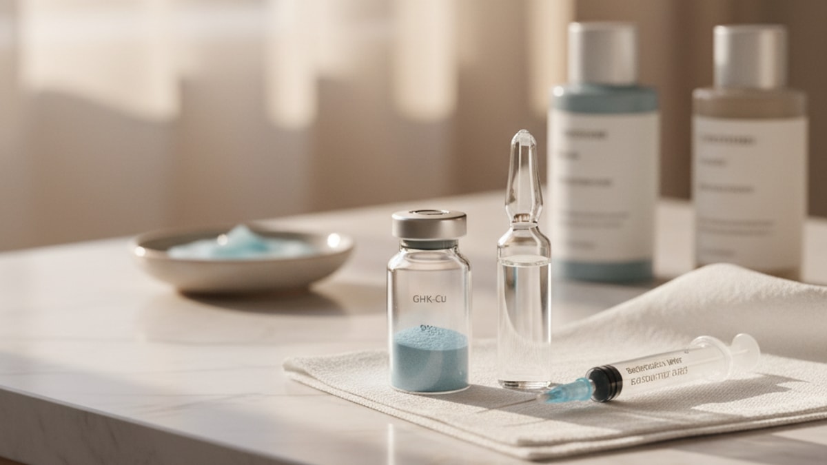 Blog Post: how to reconstitute ghk cu 50mg - Professional illustration