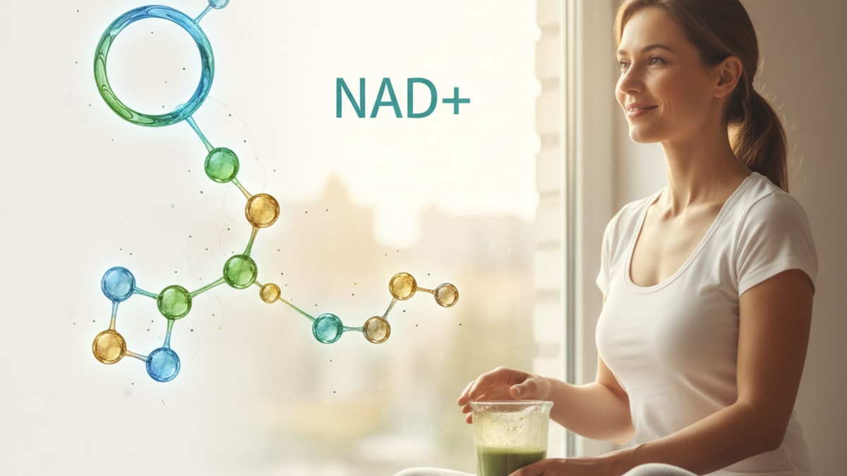 Blog Post: what is nad peptide - Professional illustration