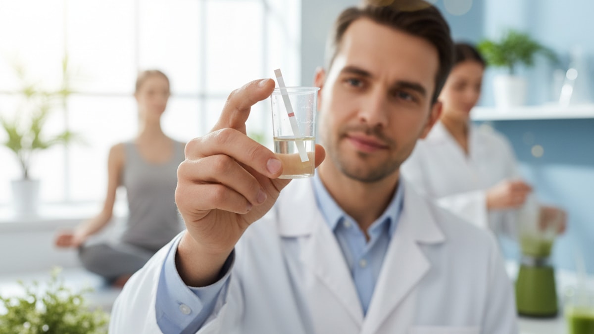 Blog Post: is mk 677 detectable in urine - Professional illustration