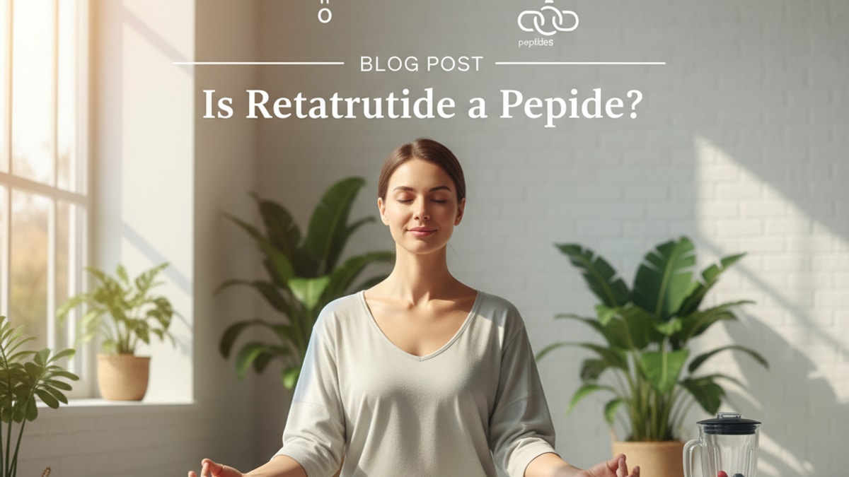 Blog Post: is retatrutide a peptide - Professional illustration