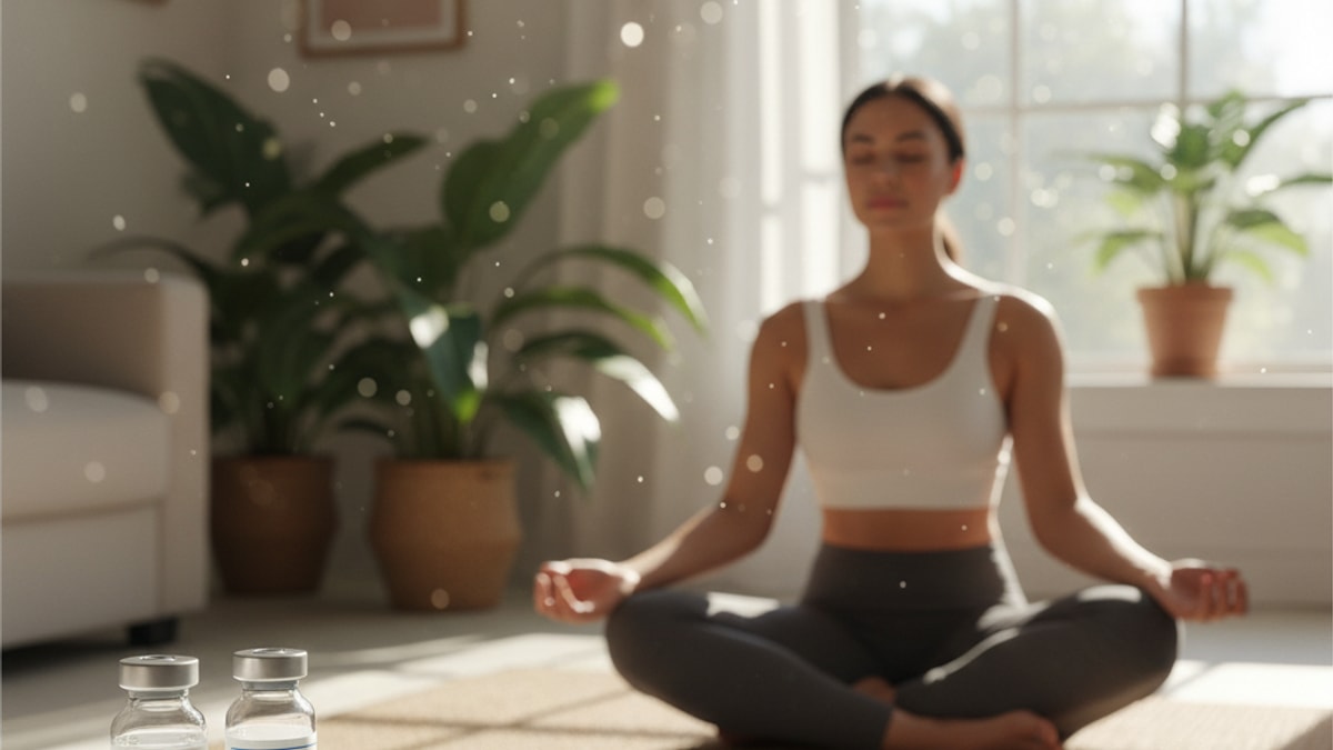 Blog Post: can you mix ipamorelin with cjc 1295 - Professional illustration