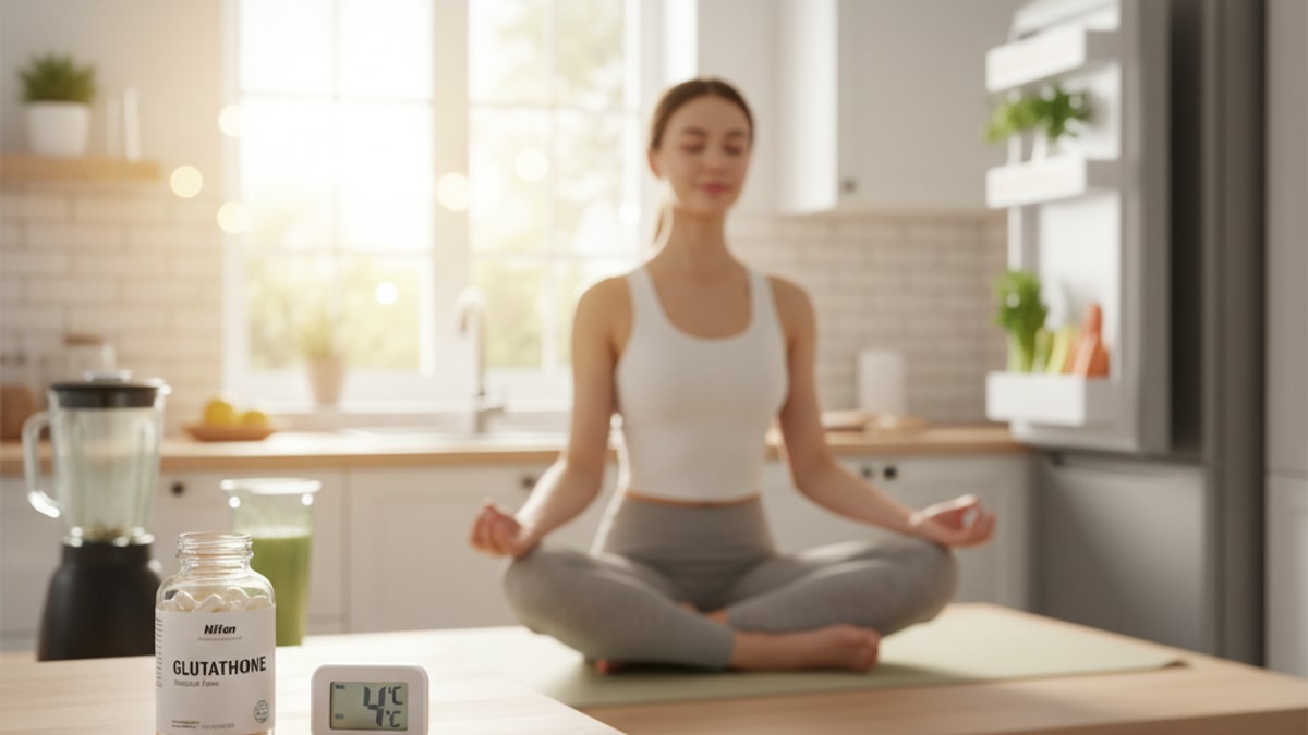 Blog Post: does glutathione need to be refrigerated - Professional illustration