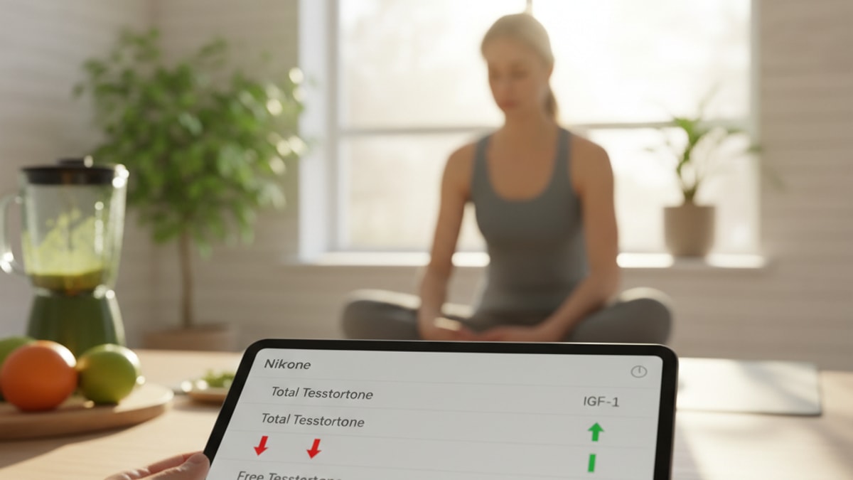 Blog Post: does mk 677 lower testosterone - Professional illustration