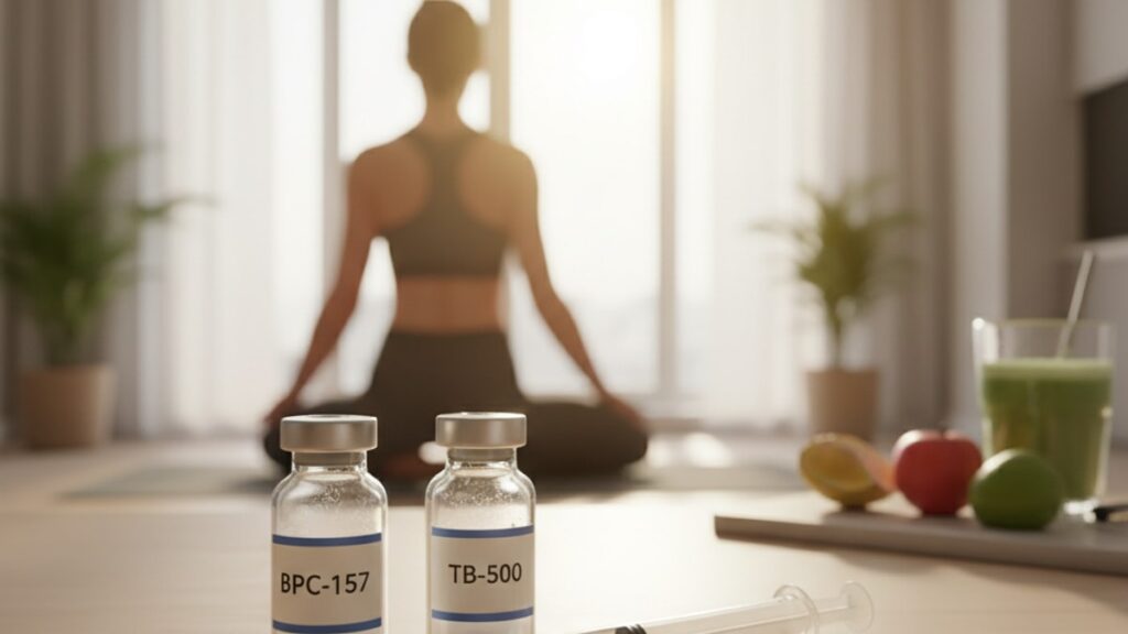Blog Post: how to mix bpc 157 and tb 500 - Professional illustration