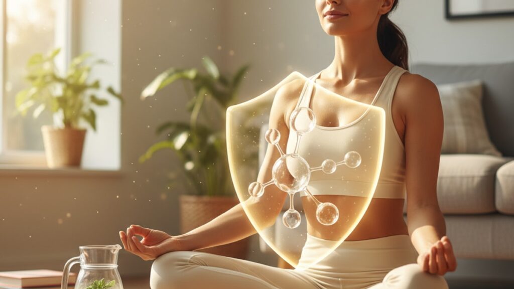 Blog Post: is glutathione an antioxidant - Professional illustration