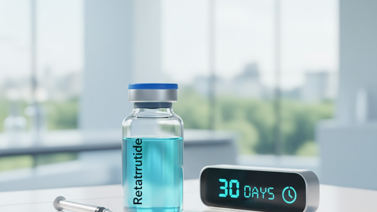 Blog Post: how long does a vial of retatrutide last - Professional illustration